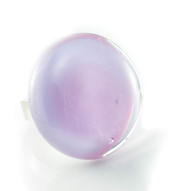 Prsten Jednobojni lila prozirni